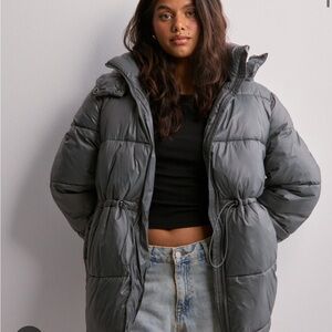 ONLY Gray Puffer Jacket